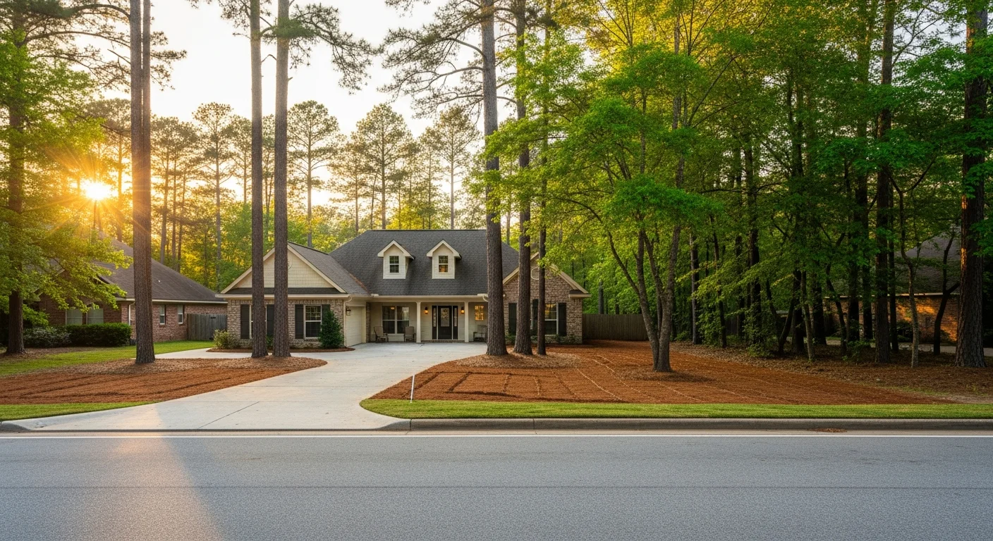 A well-maintained residential home in Forest, Mississippi with a clear front entrance and landscaped yard.